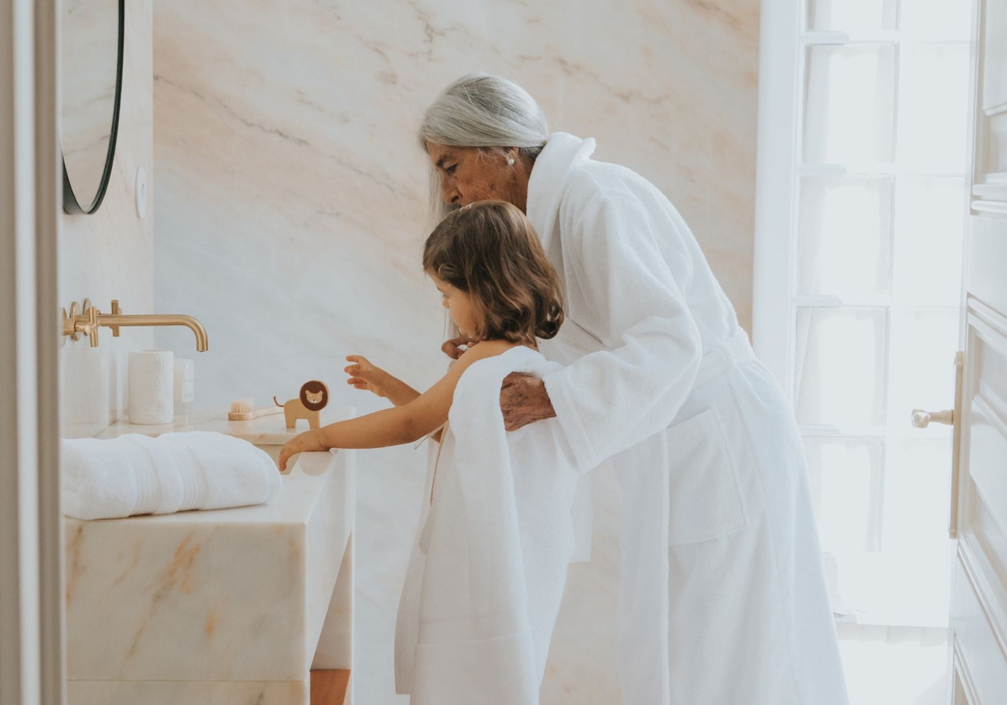 Bath towels for the whole family