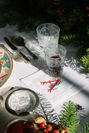 Mafra placemats with Christmas embroidered letters