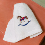 Face towel with horse embroidery - Torres Novas