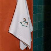 Face towel with horse embroidery - Torres Novas