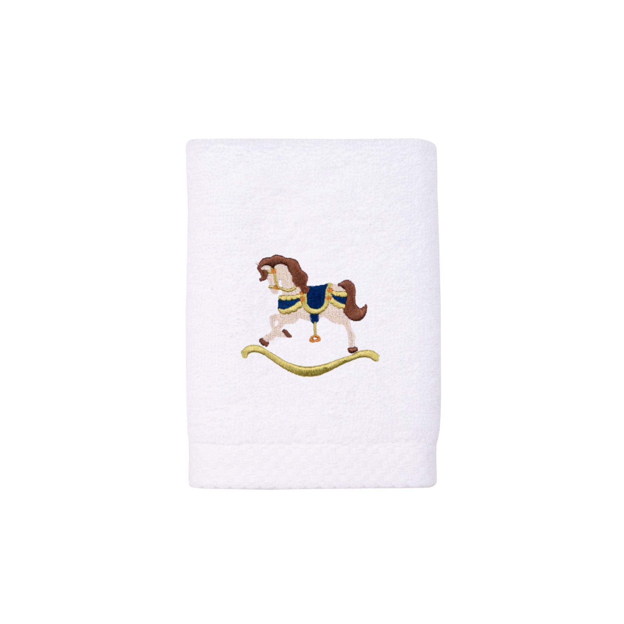 Face towel with horse embroidery - Torres Novas