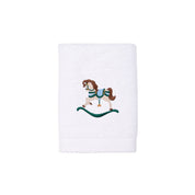 Face towel with horse embroidery - Torres Novas