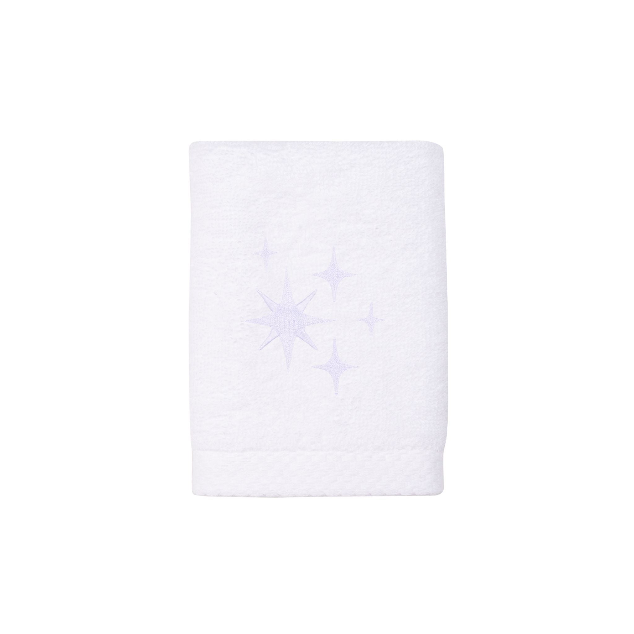 Face towel with stars embroidery - Torres Novas