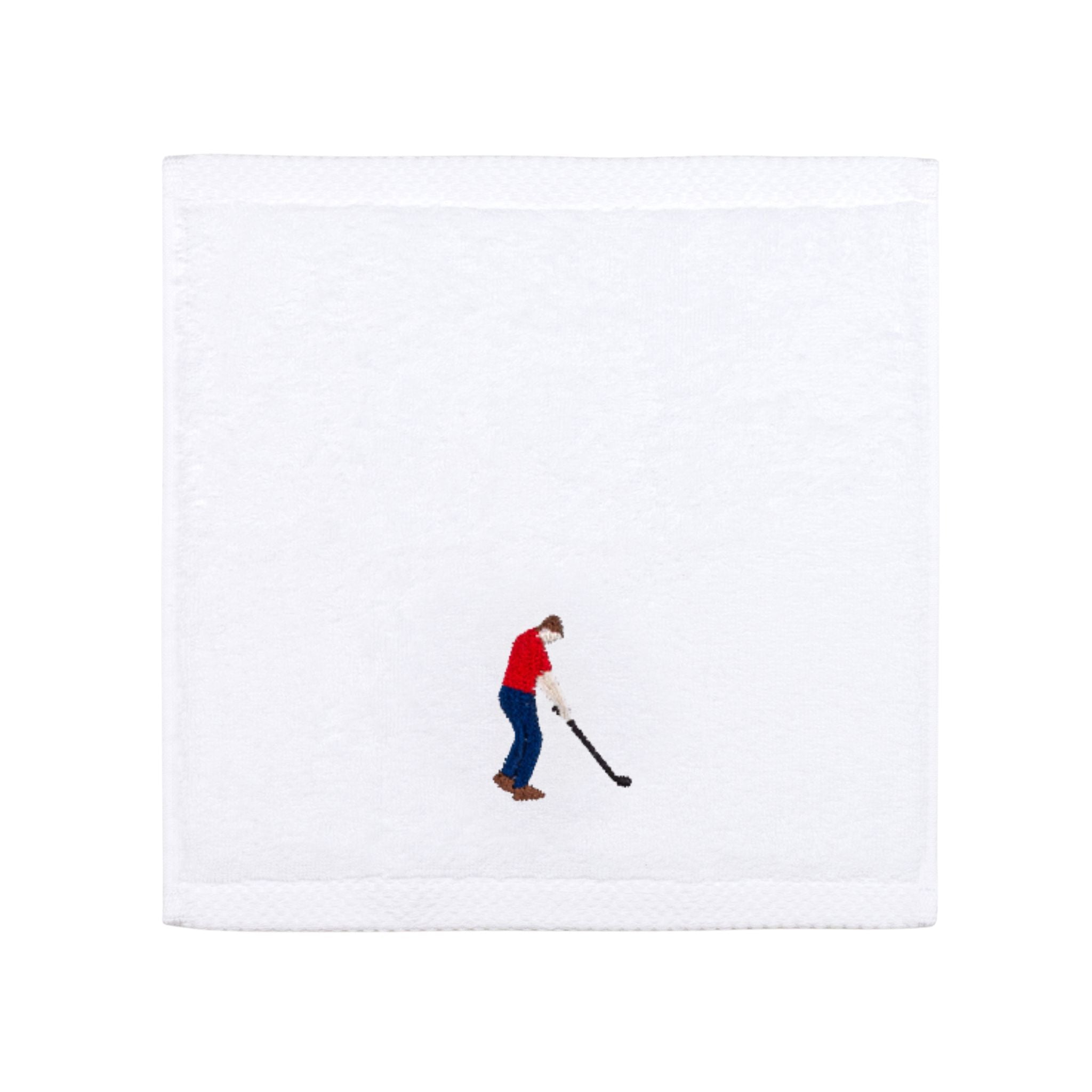 Luxus face towel & hand towel with retro sportsmen - Torres Novas