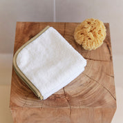 Beige Mira face towel