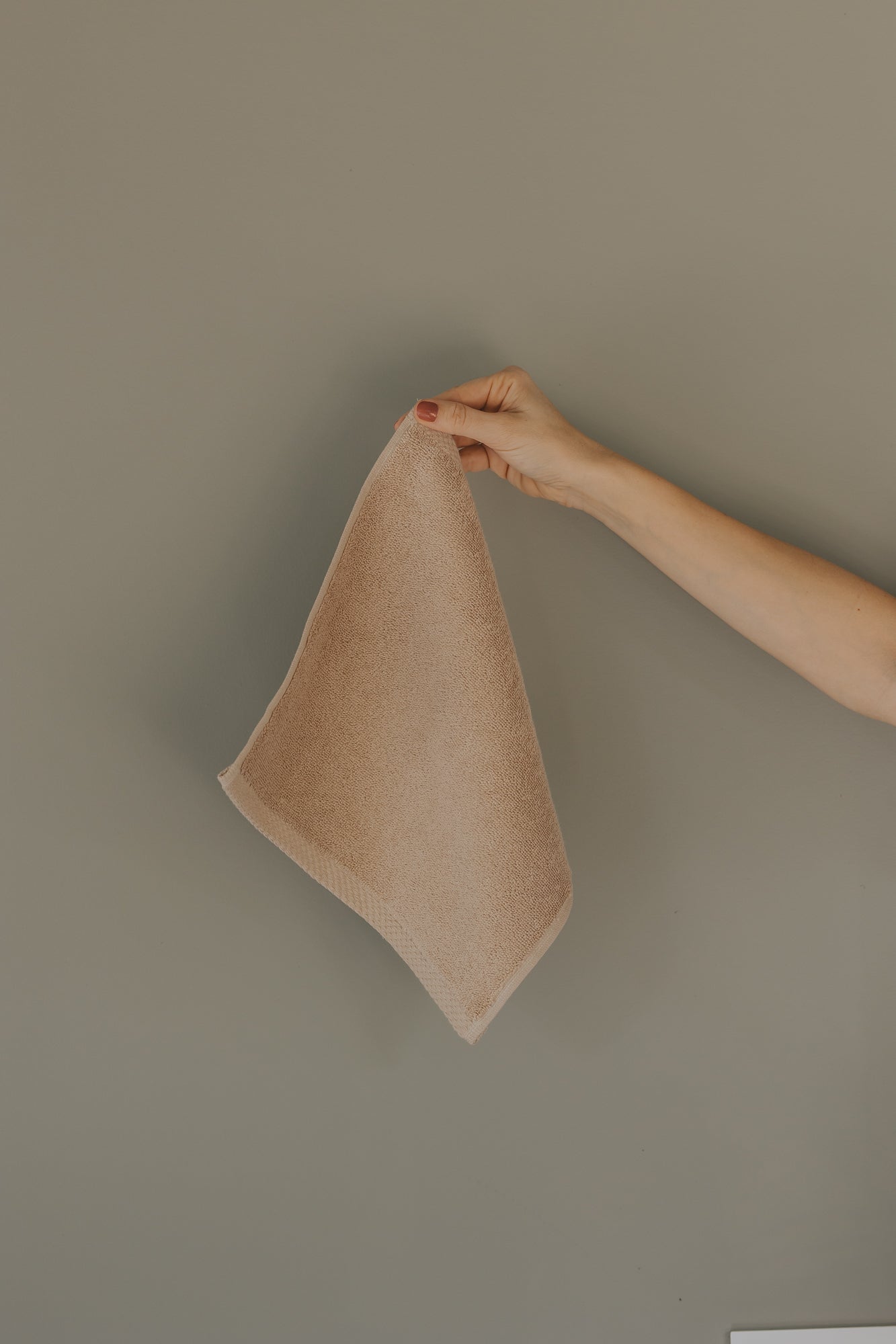 Beige Luxus face towel - Torres Novas