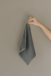 Grey Luxus face towel - Torres Novas