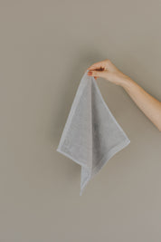 Silver grey Luxus face towel - Torres Novas