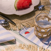 Barra napkins with fruit embroidery
