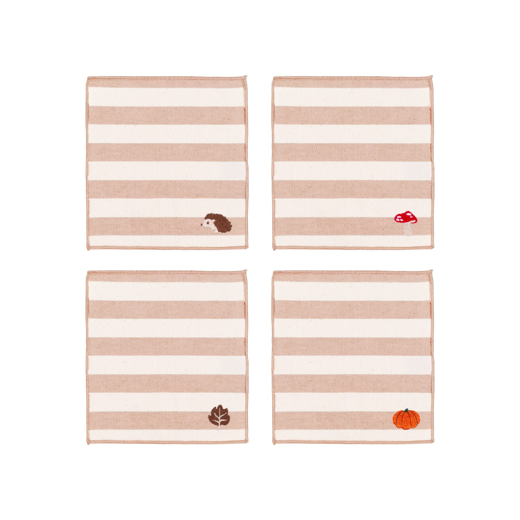 Barra Napkins with autumn embroidery