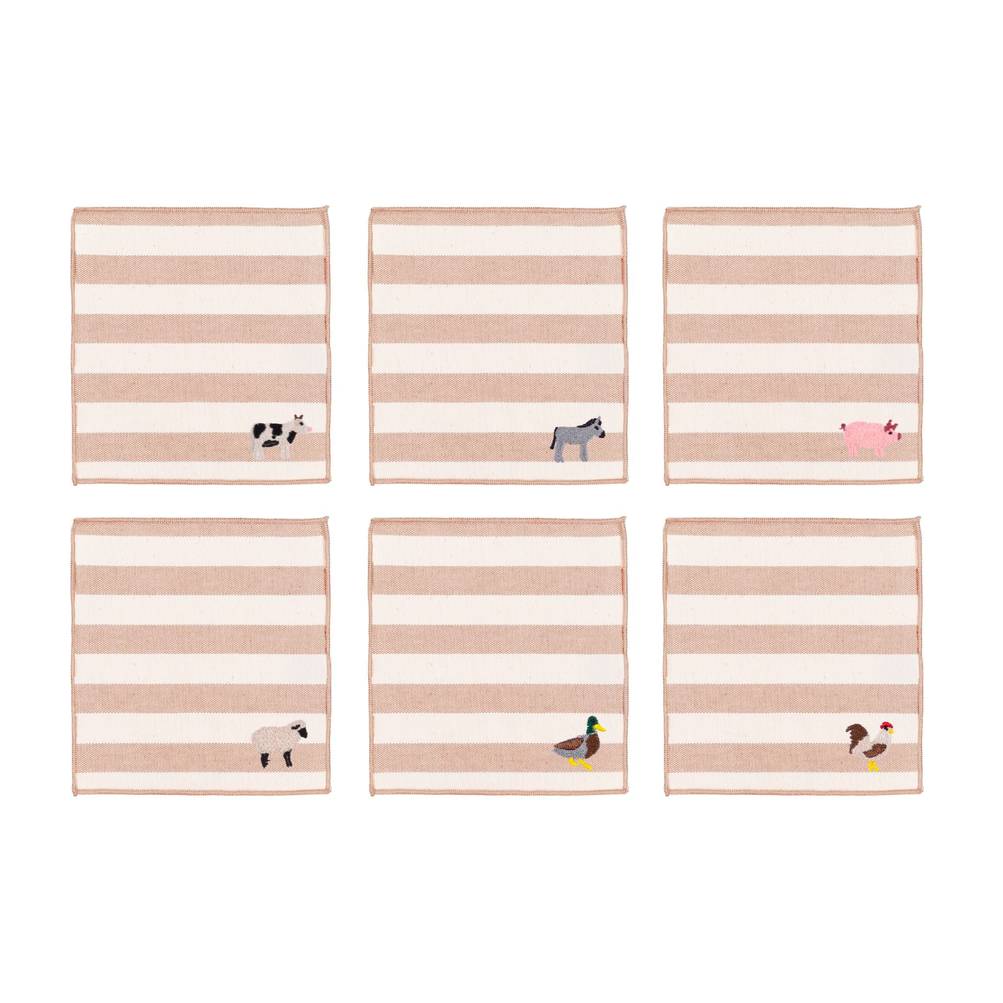Barra napkins with farm embroidery - Torres Novas