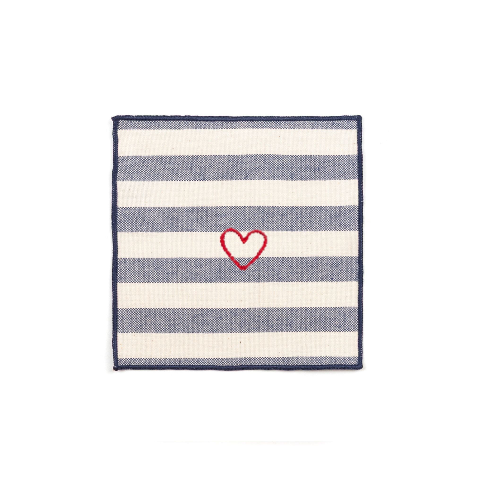 Barra Napkins with heart embroidery - Torres Novas