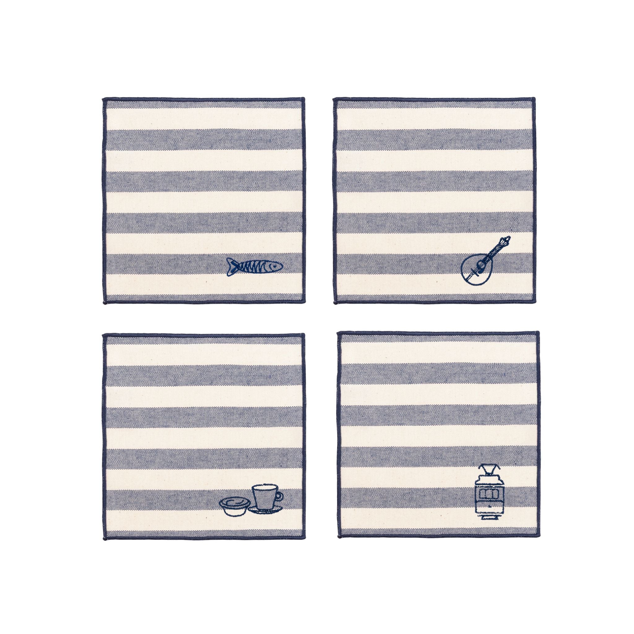 Barra napkins with portugal embroidery