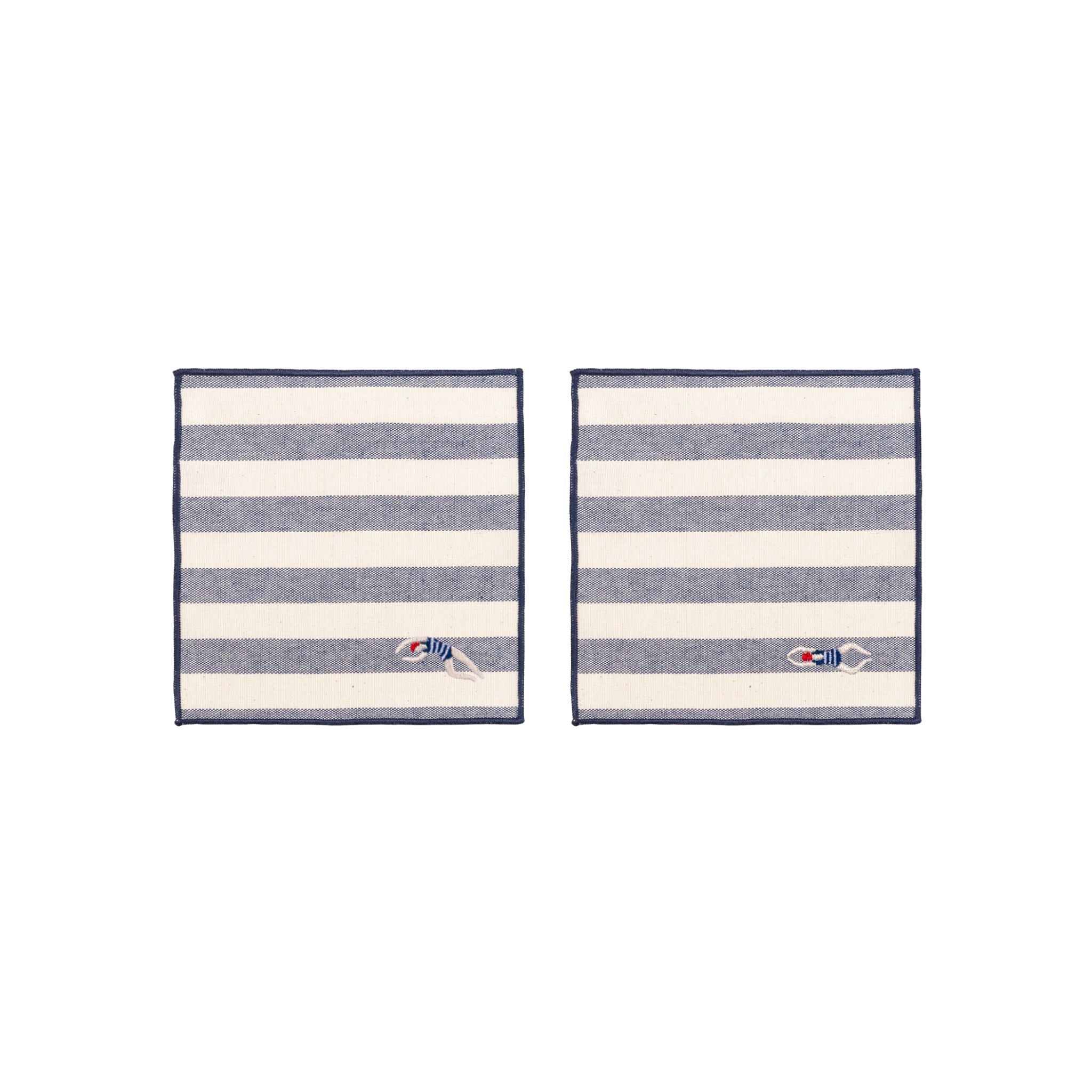 Barra napkin with retro sportsmen