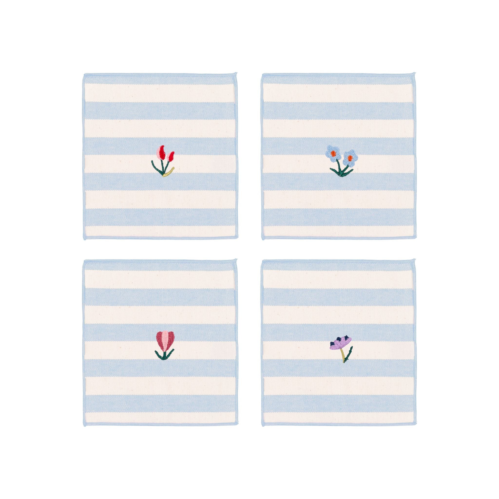 Barra napkin with flower embroidery - Torres Novas