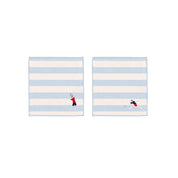 Barra napkin with retro sportsmen