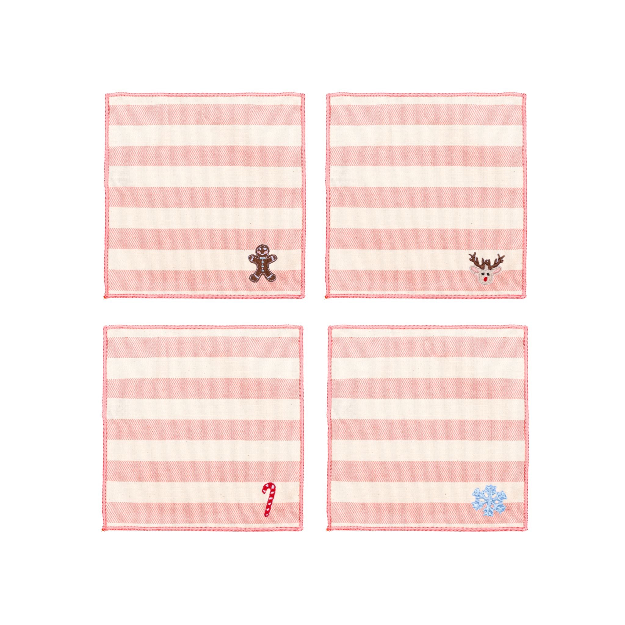 Barra napkins with small christmas embroidery - Torres Novas