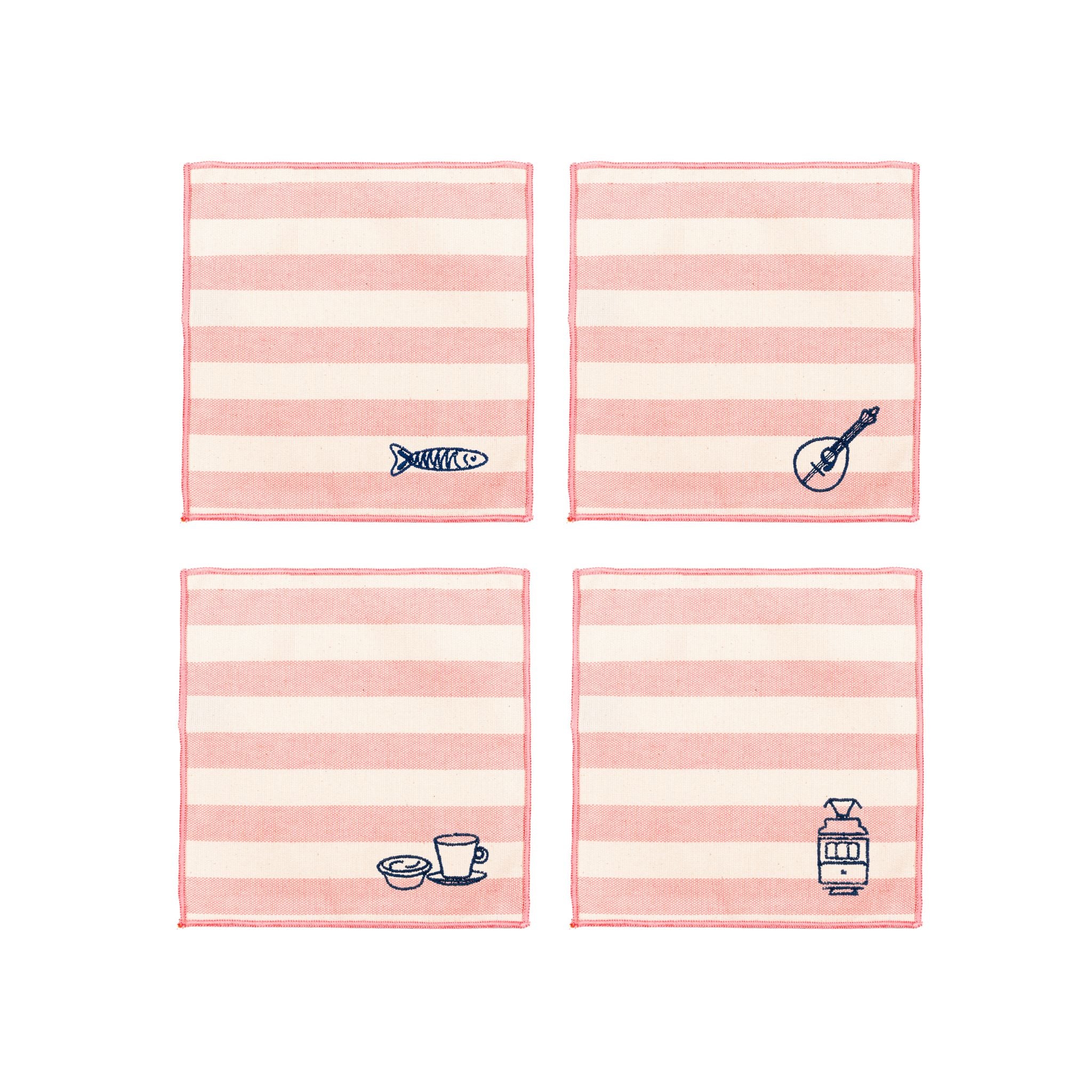 Barra napkins with portugal embroidery