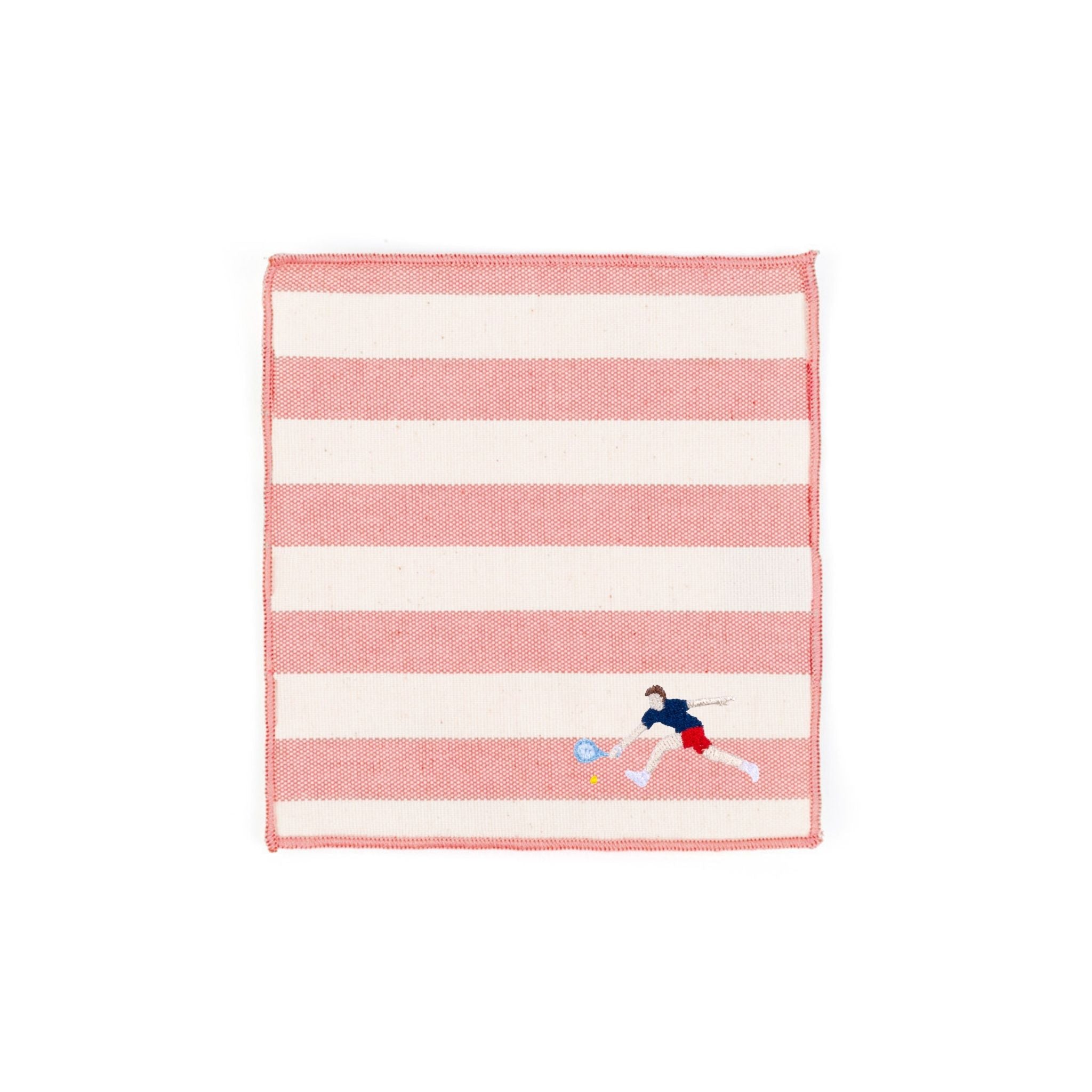 Barra napkin with retro sportsmen