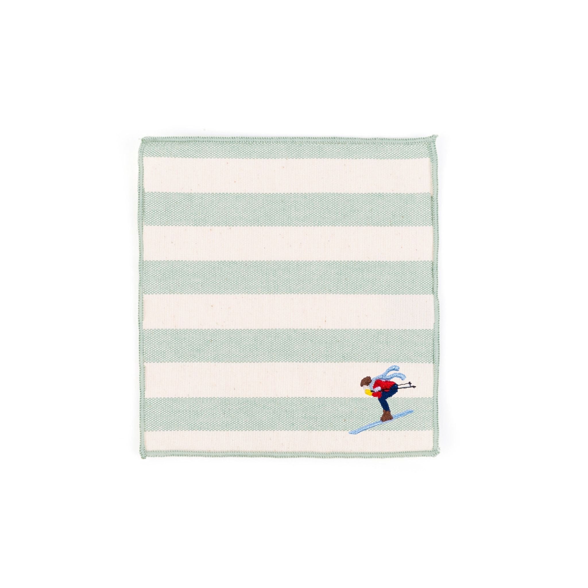 Barra napkin with retro sportsmen