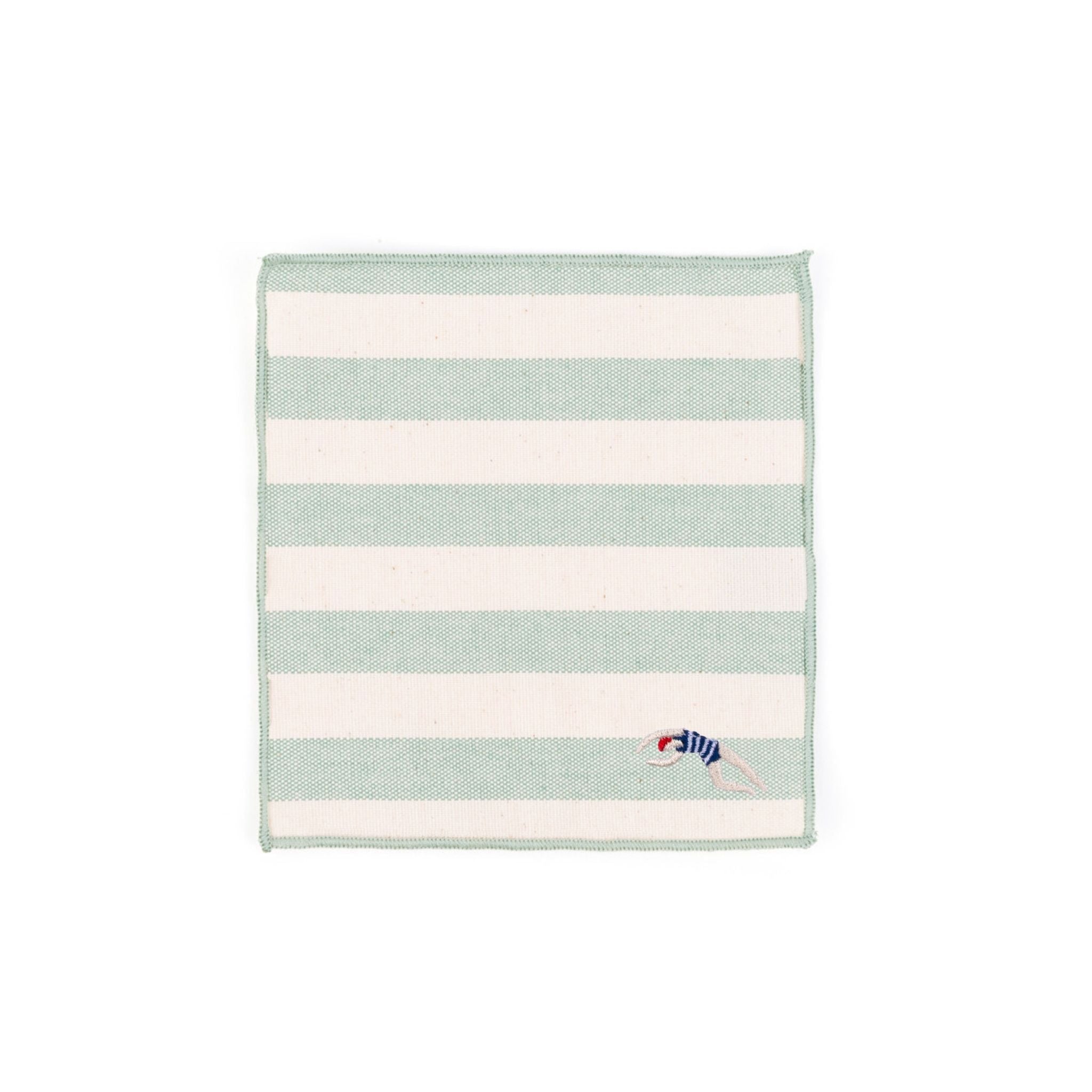 Barra napkin with retro sportsmen