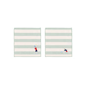 Barra napkin with retro sportsmen