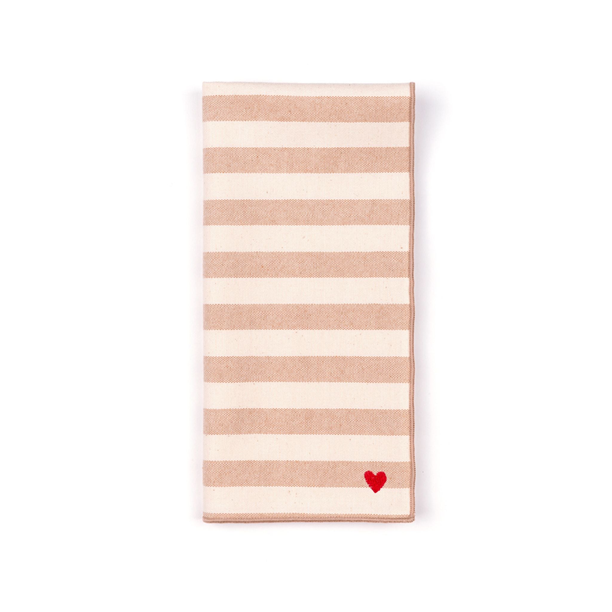 Barra Napkins with heart embroidery