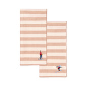 Barra napkin with retro sportsmen