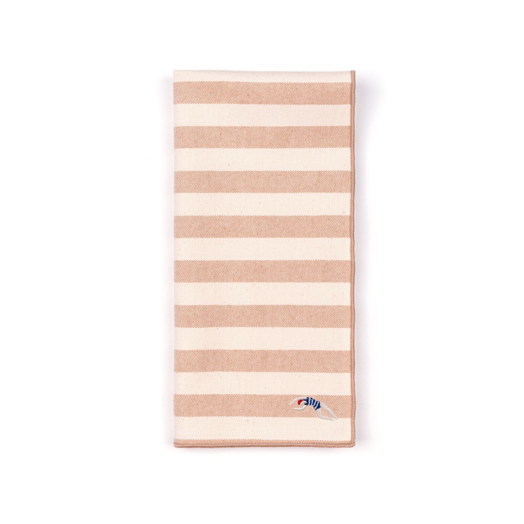 Barra napkin with retro sportsmen