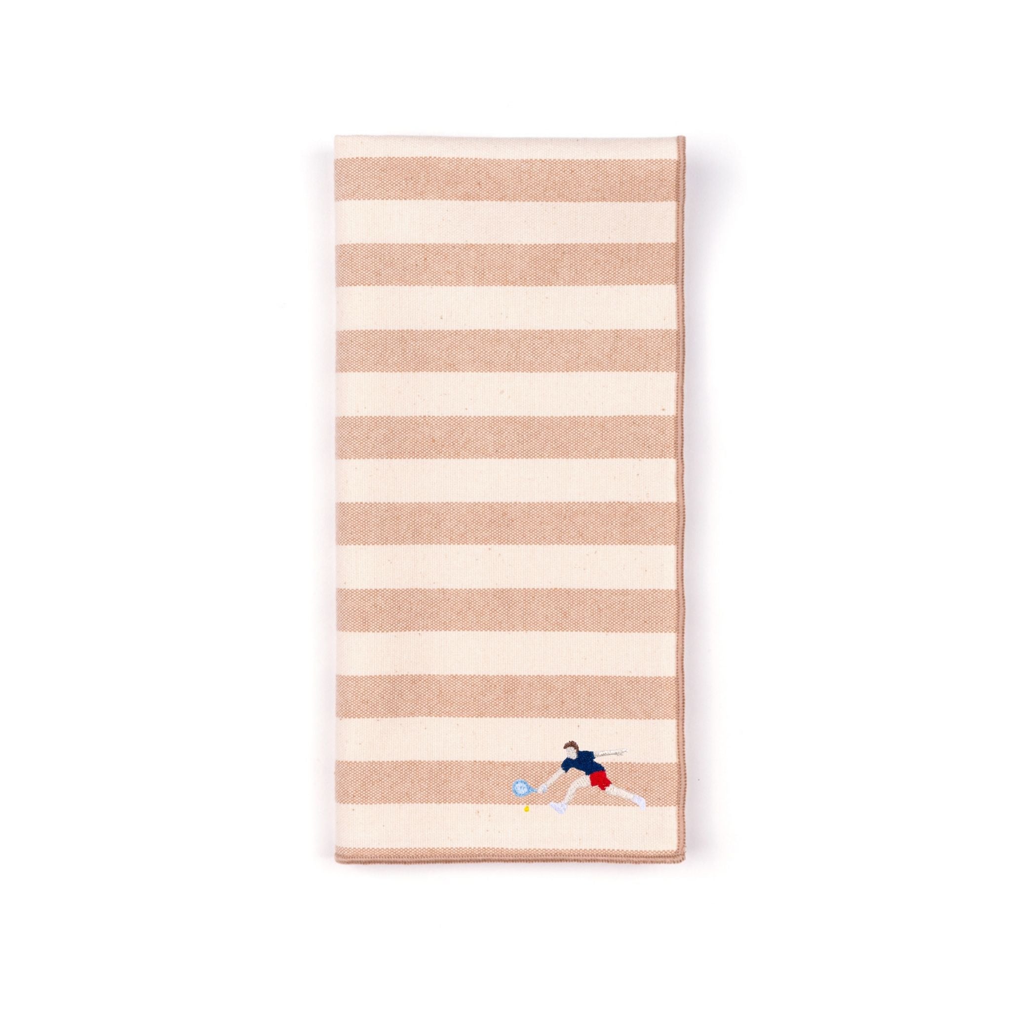 Barra napkin with retro sportsmen