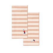 Barra napkin with retro sportsmen