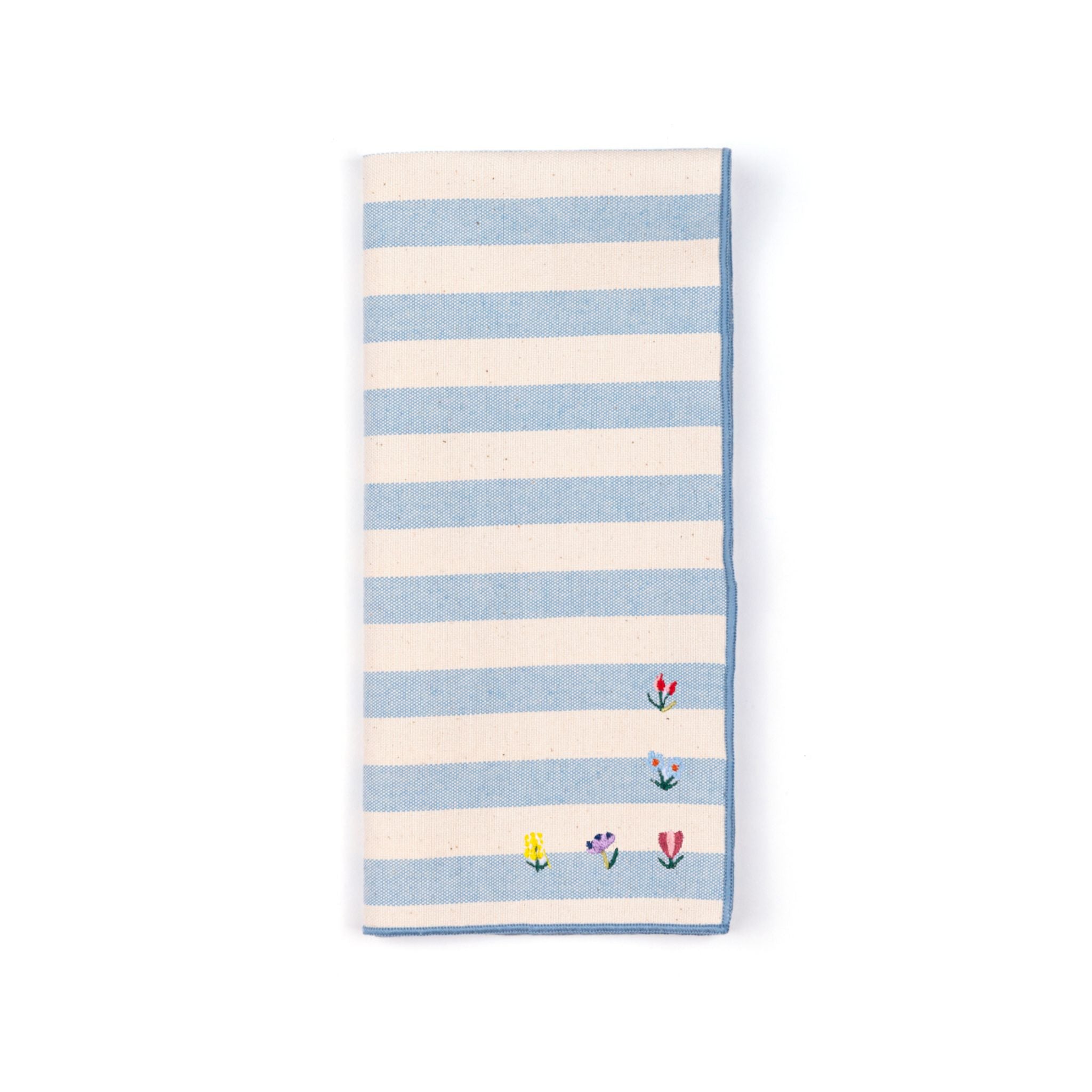 Barra napkin with flower embroidery