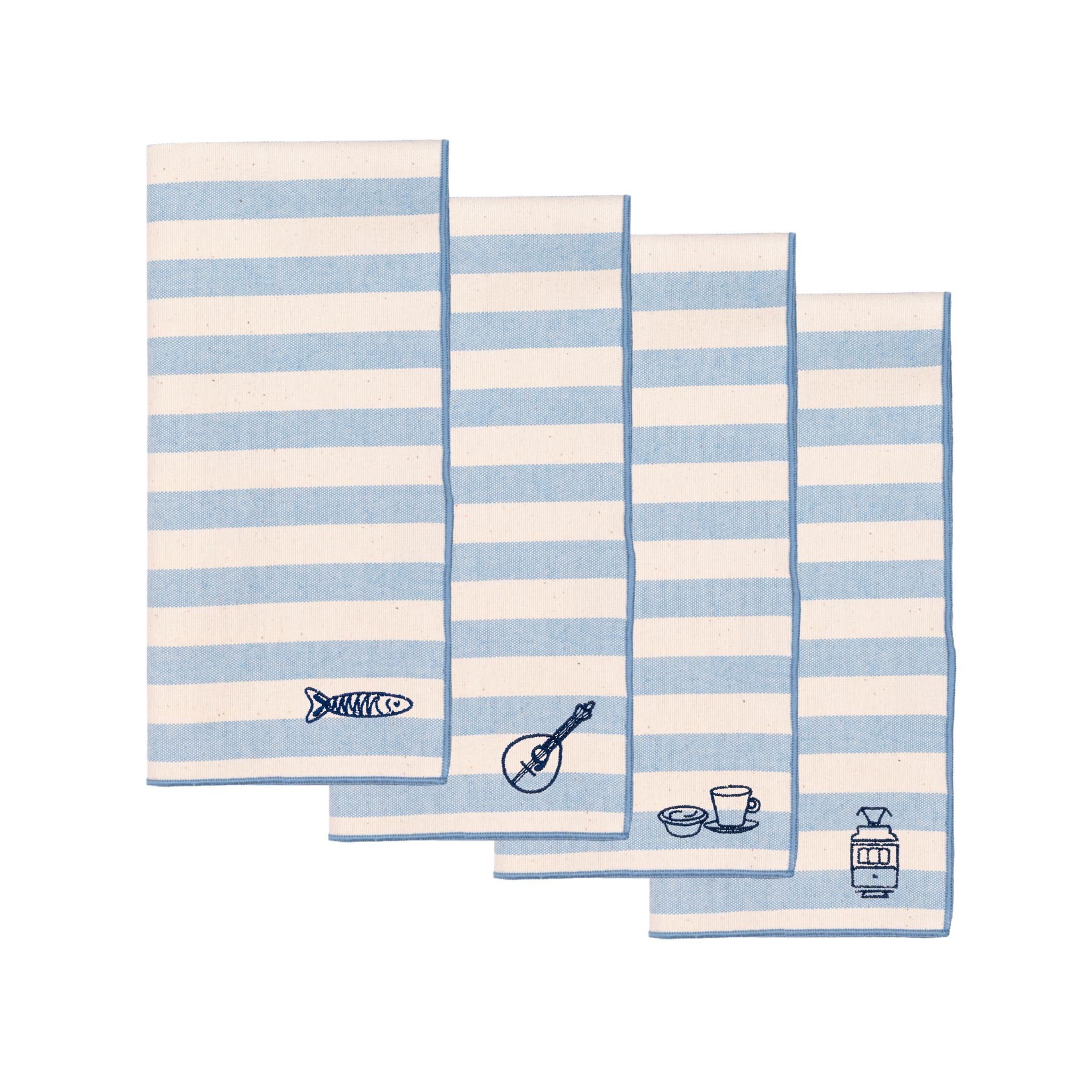 Barra napkins with portugal embroidery