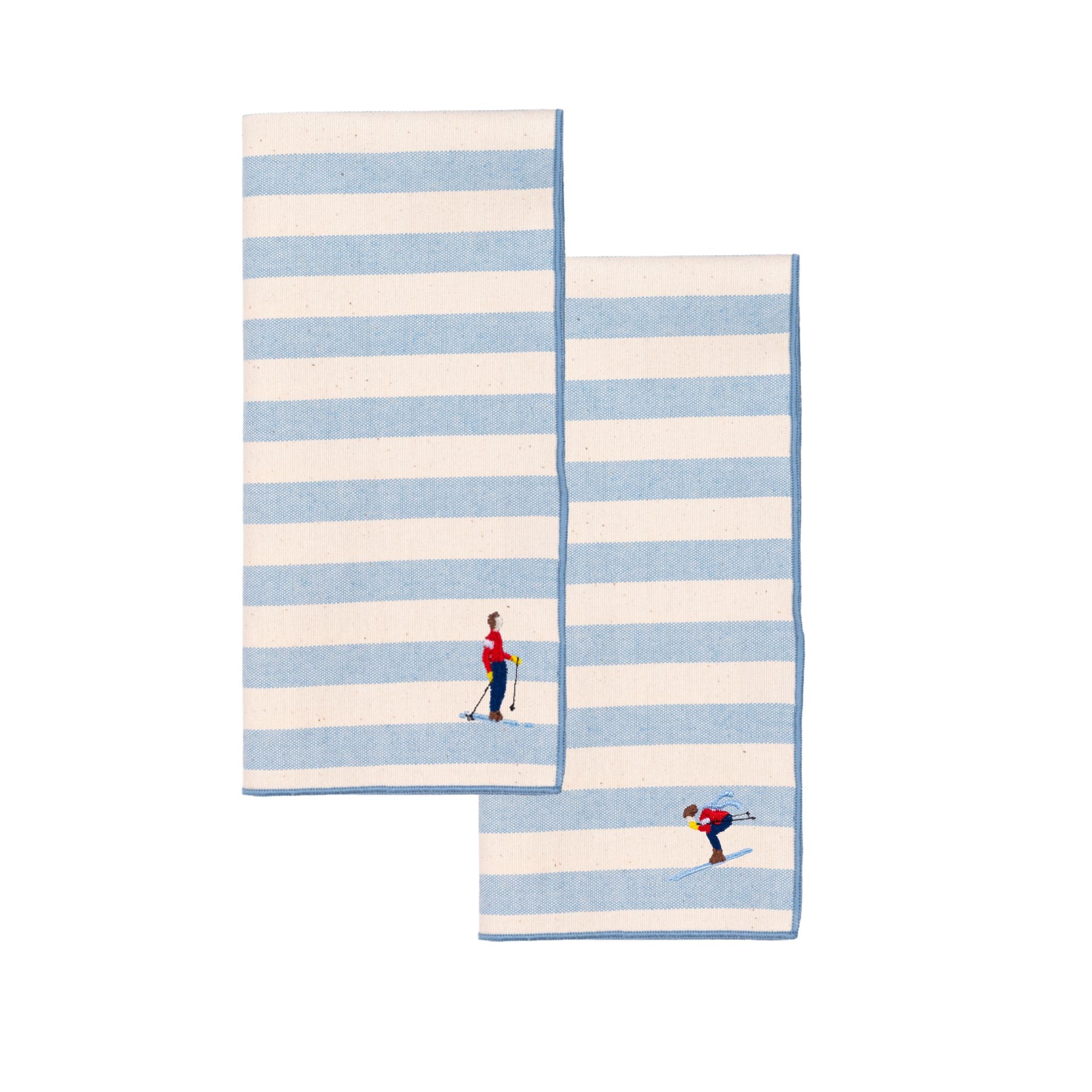 Barra napkin with retro sportsmen