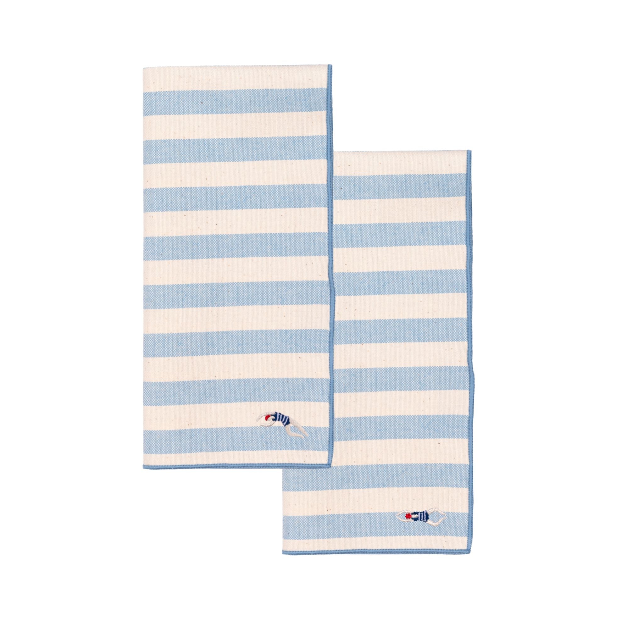 Barra napkin with retro sportsmen