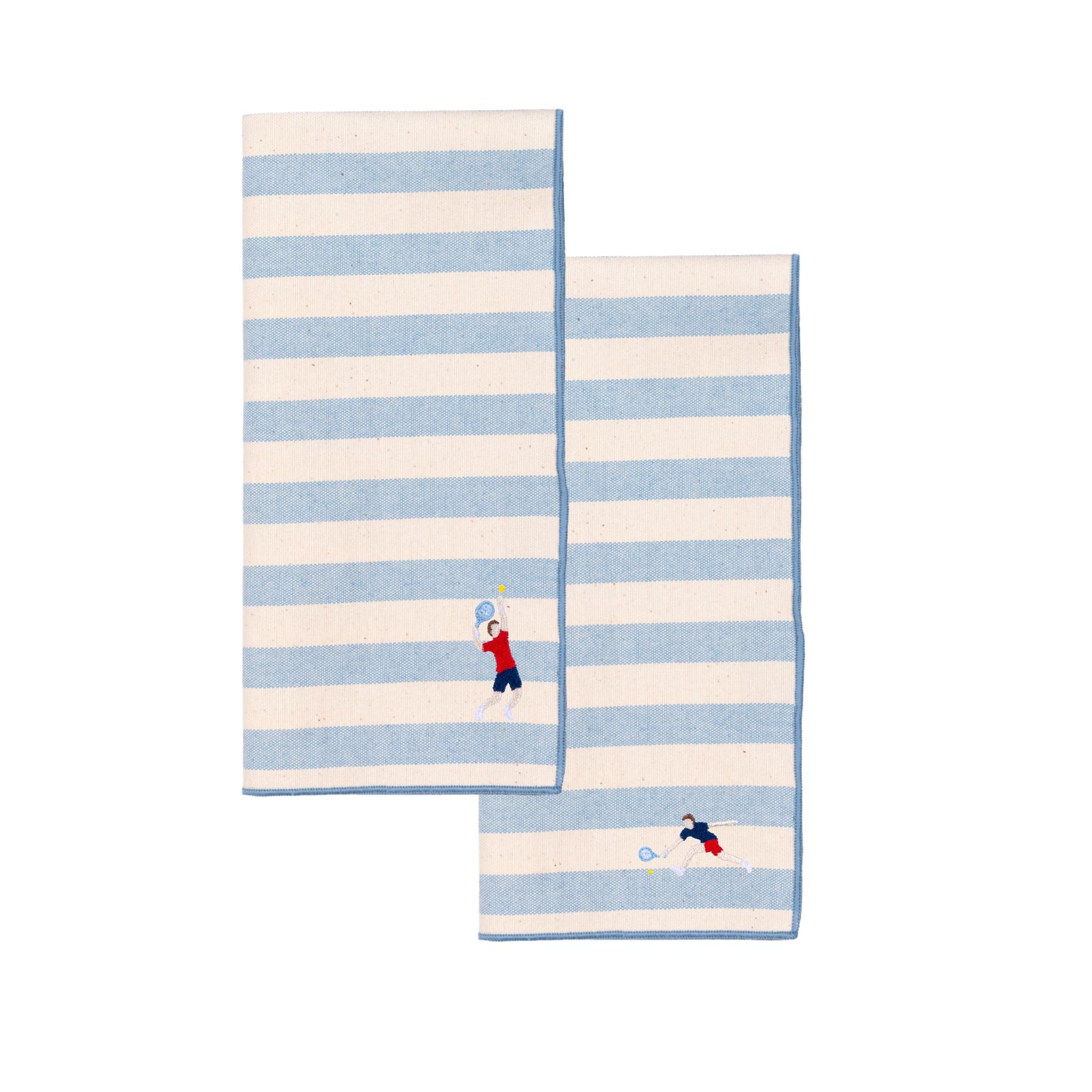 Barra napkin with retro sportsmen