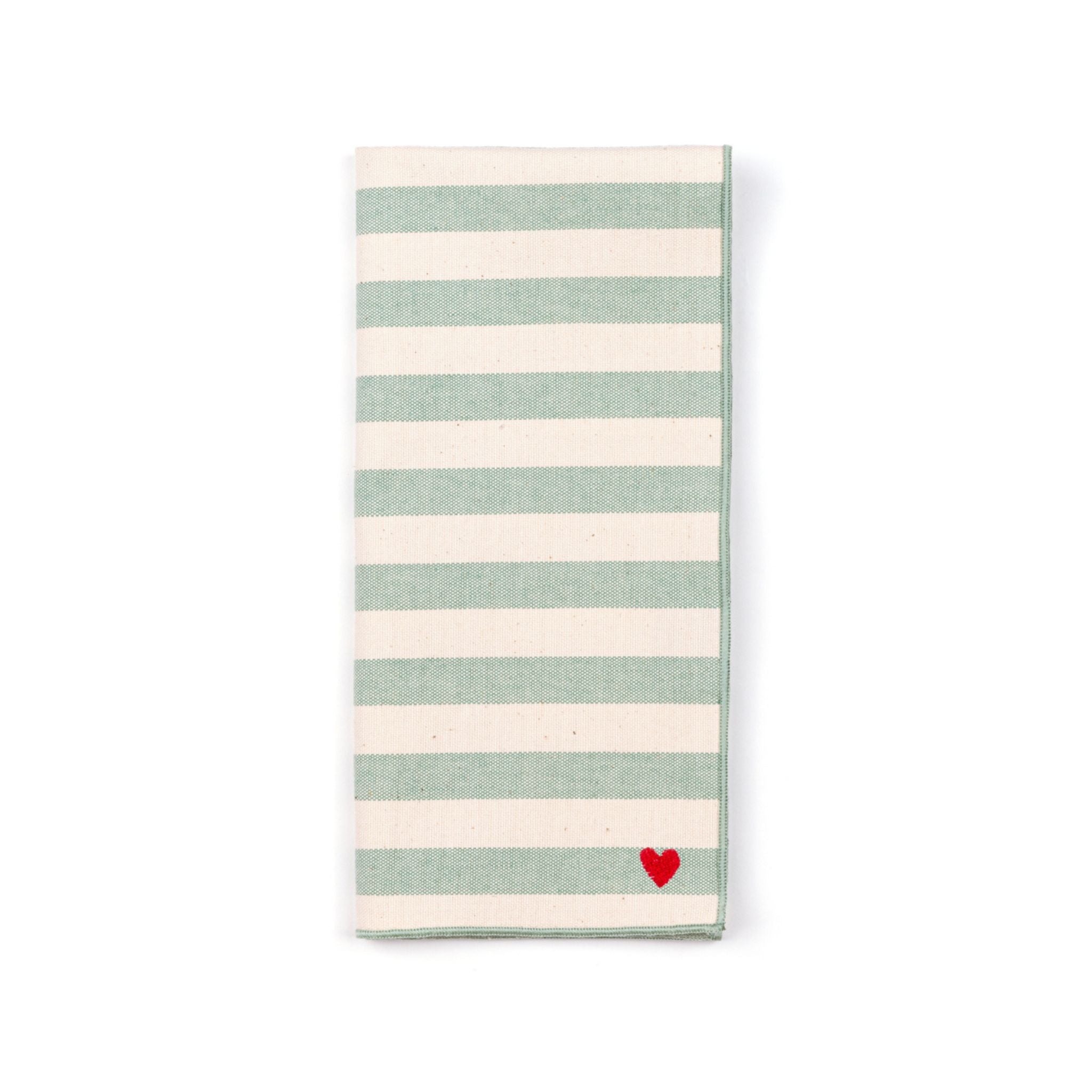 Barra Napkins with heart embroidery - Torres Novas