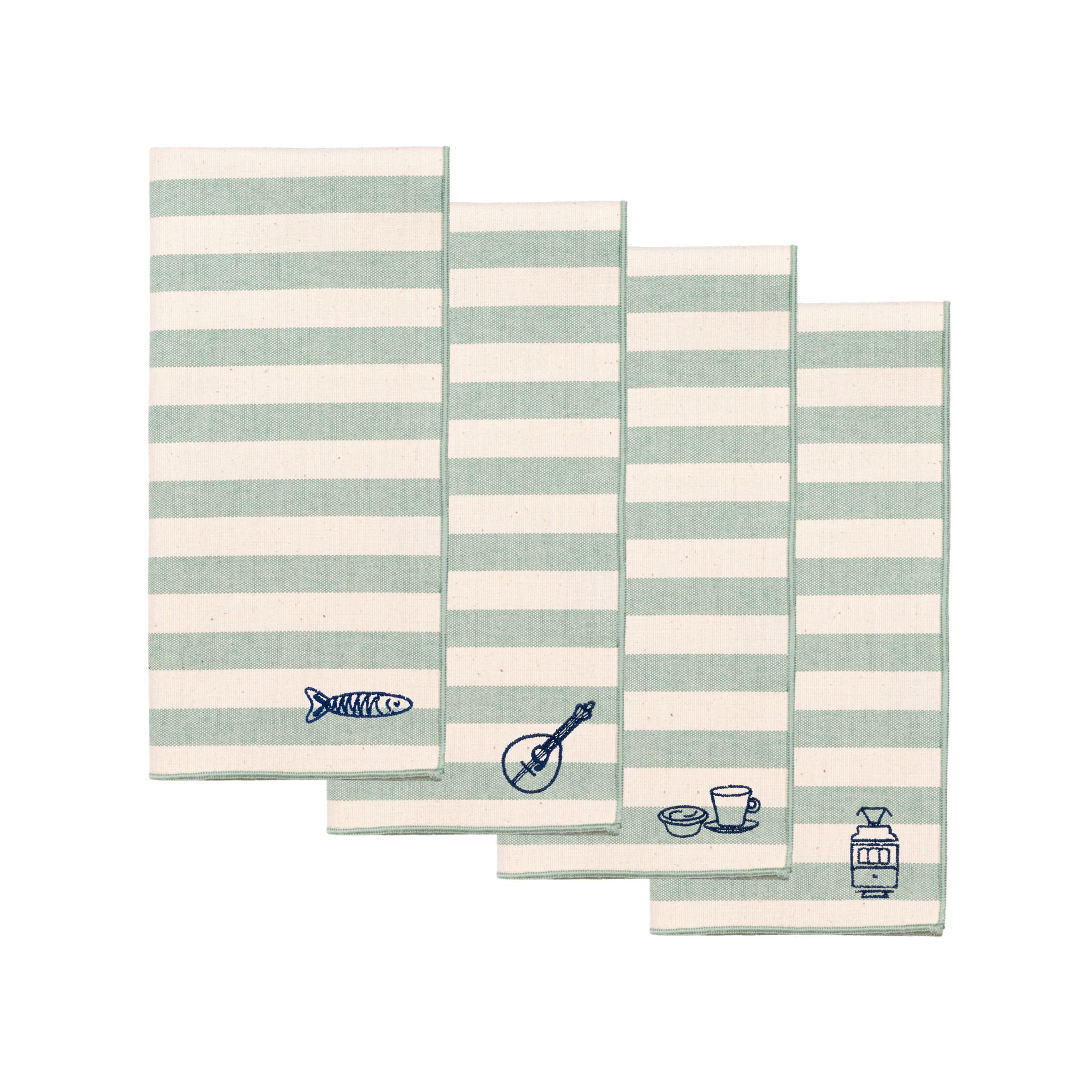 Barra napkins with portugal embroidery
