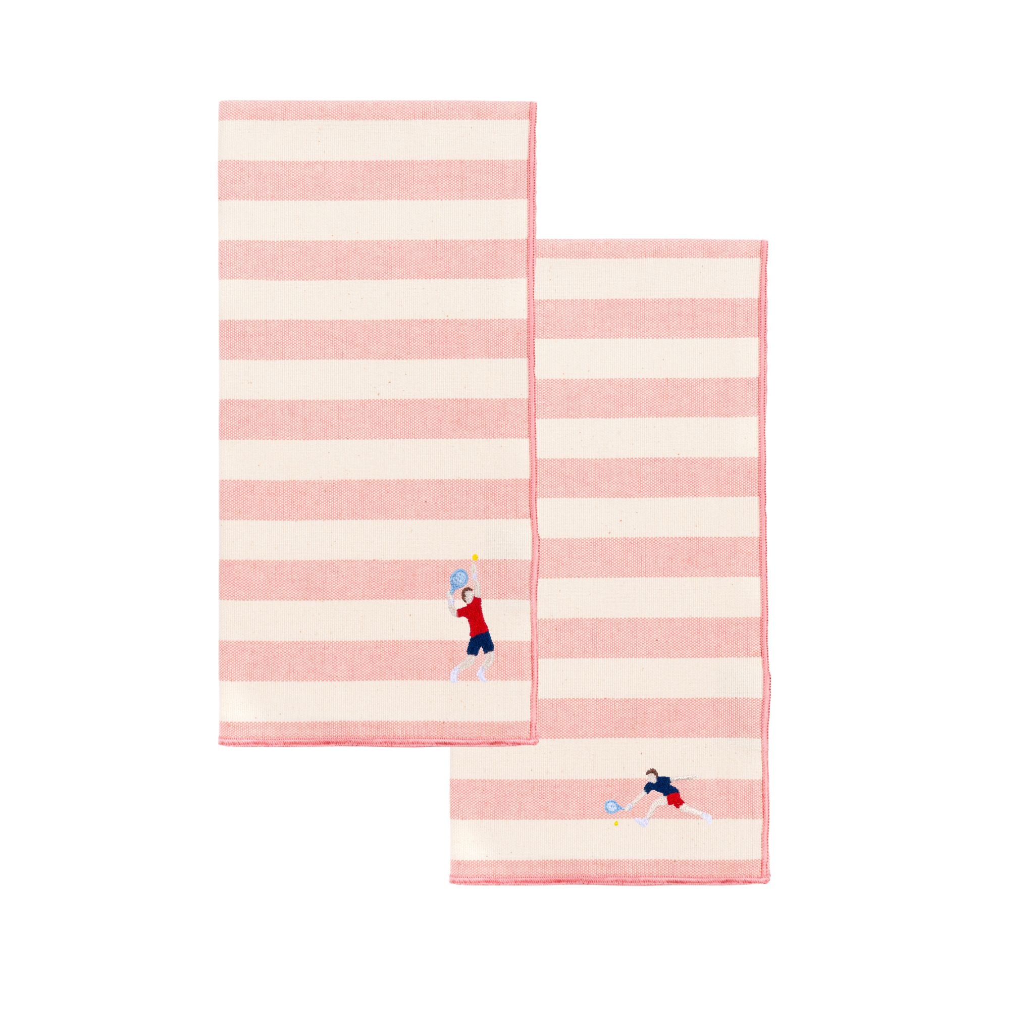 Barra napkin with retro sportsmen