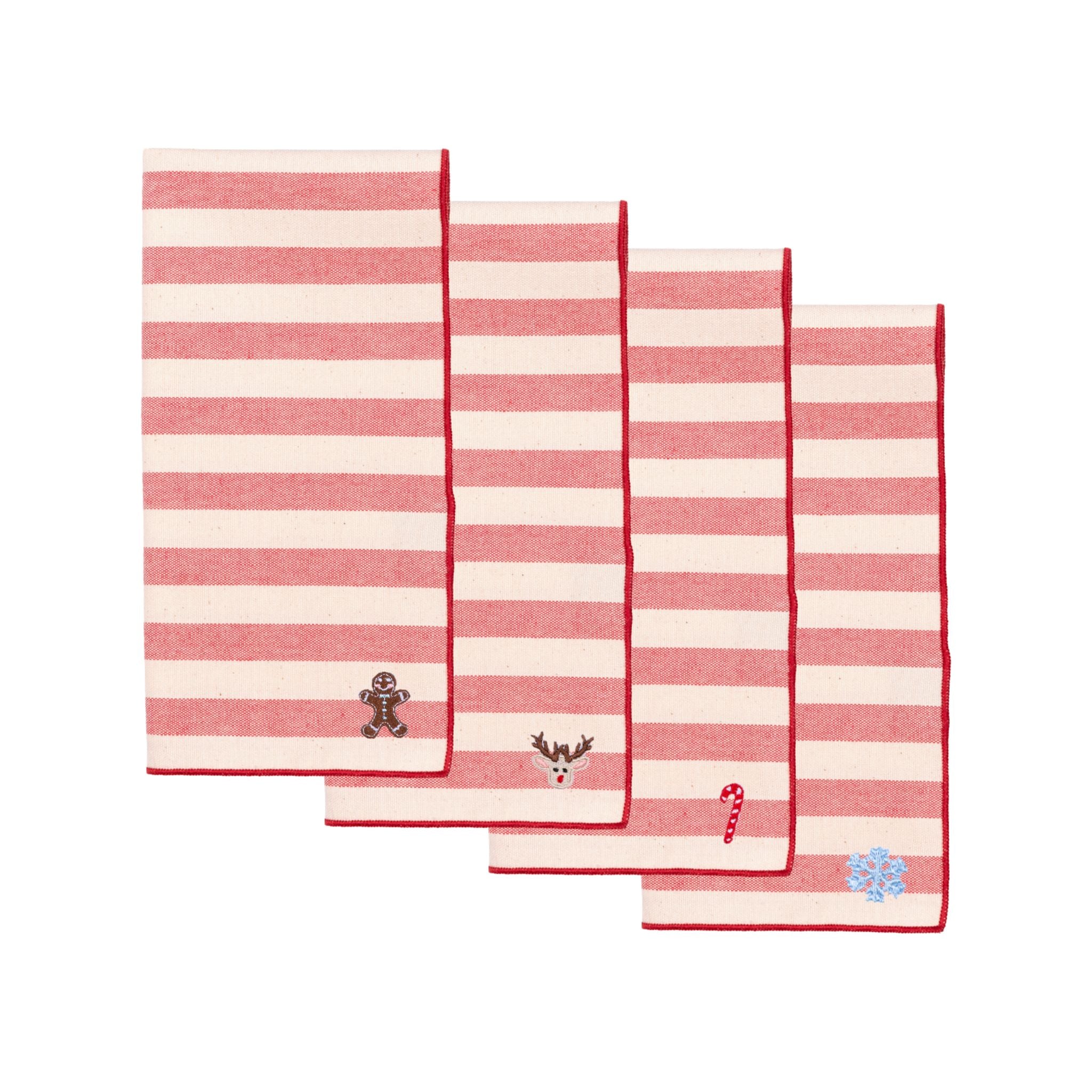 Barra napkins with small christmas embroidery - Torres Novas