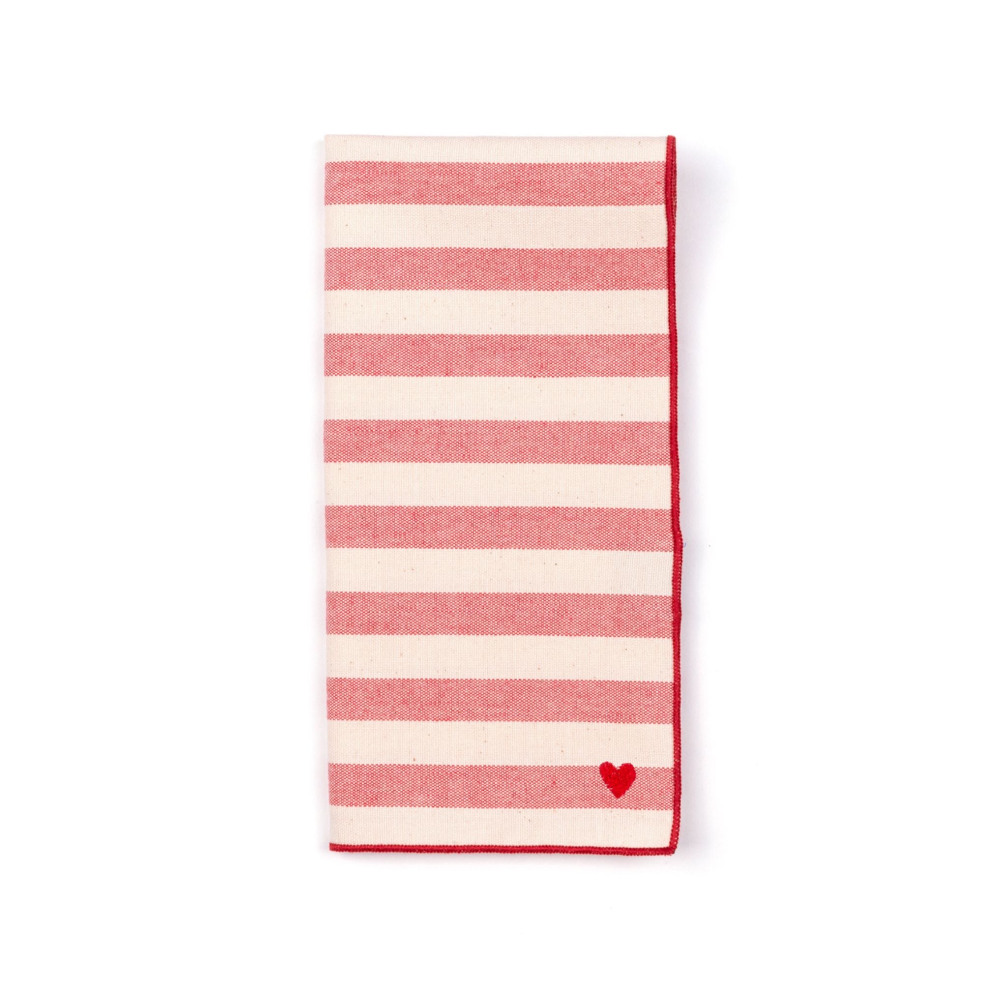 Barra Napkins with heart embroidery - Torres Novas