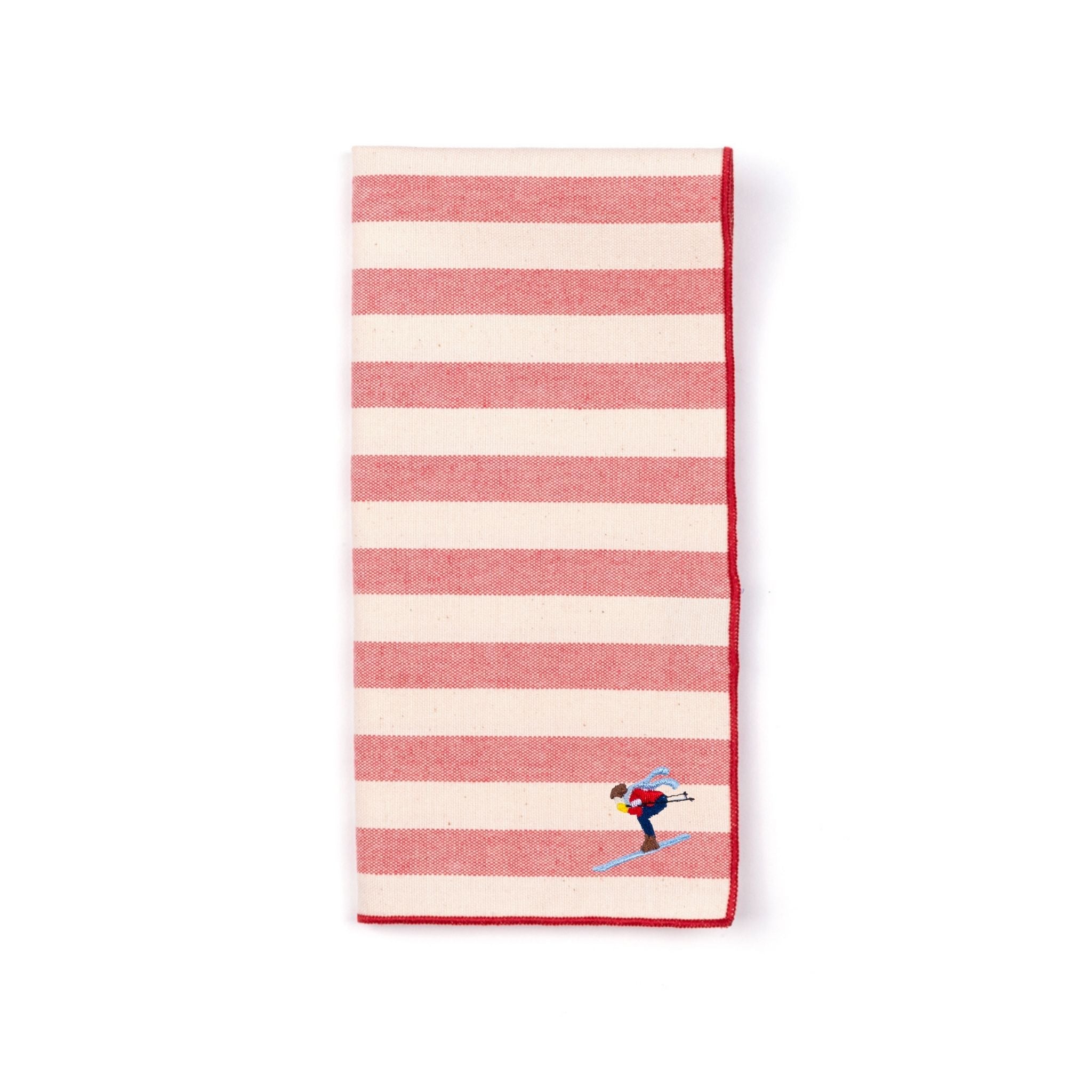 Barra napkin with retro sportsmen