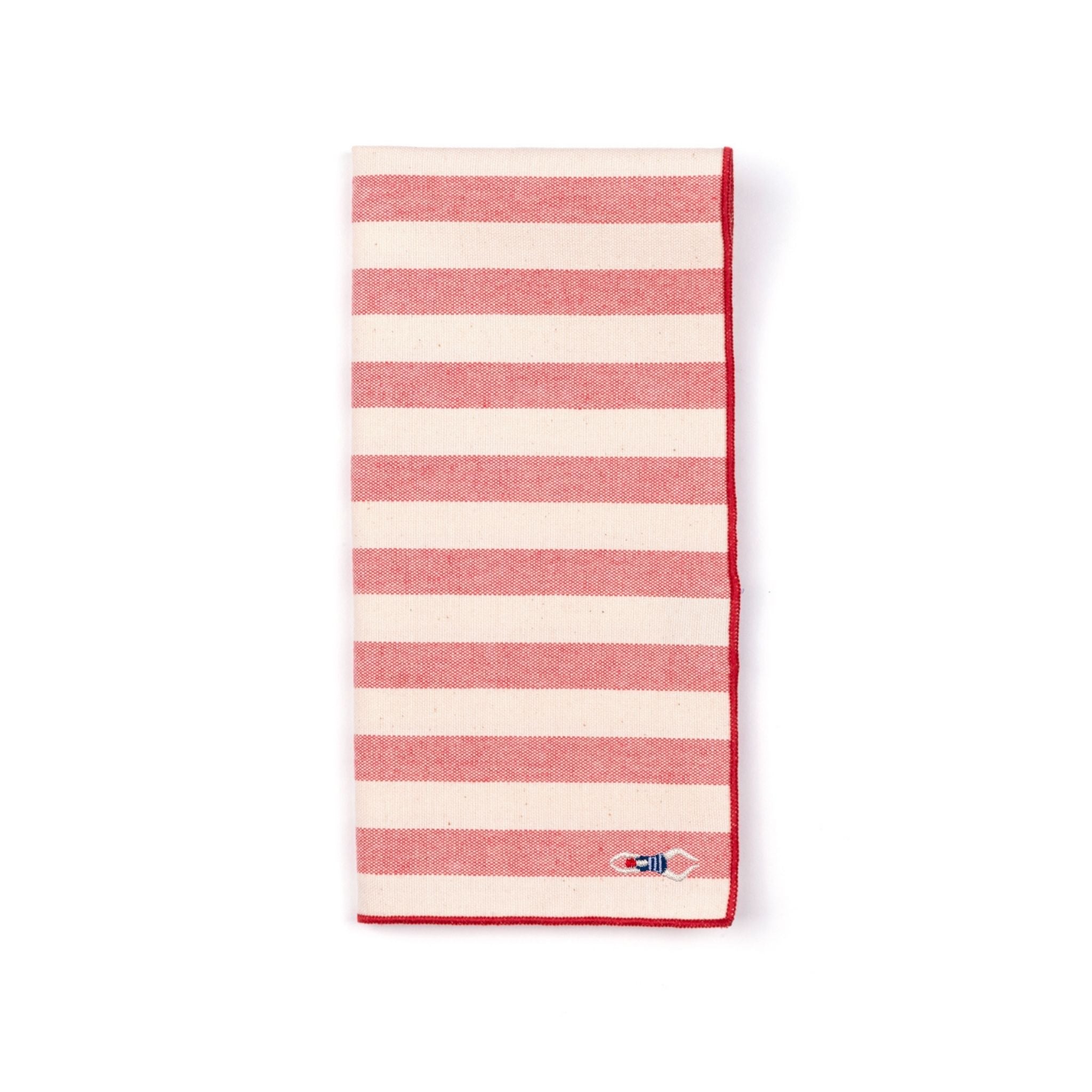 Barra napkin with retro sportsmen