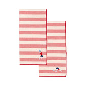 Barra napkin with retro sportsmen