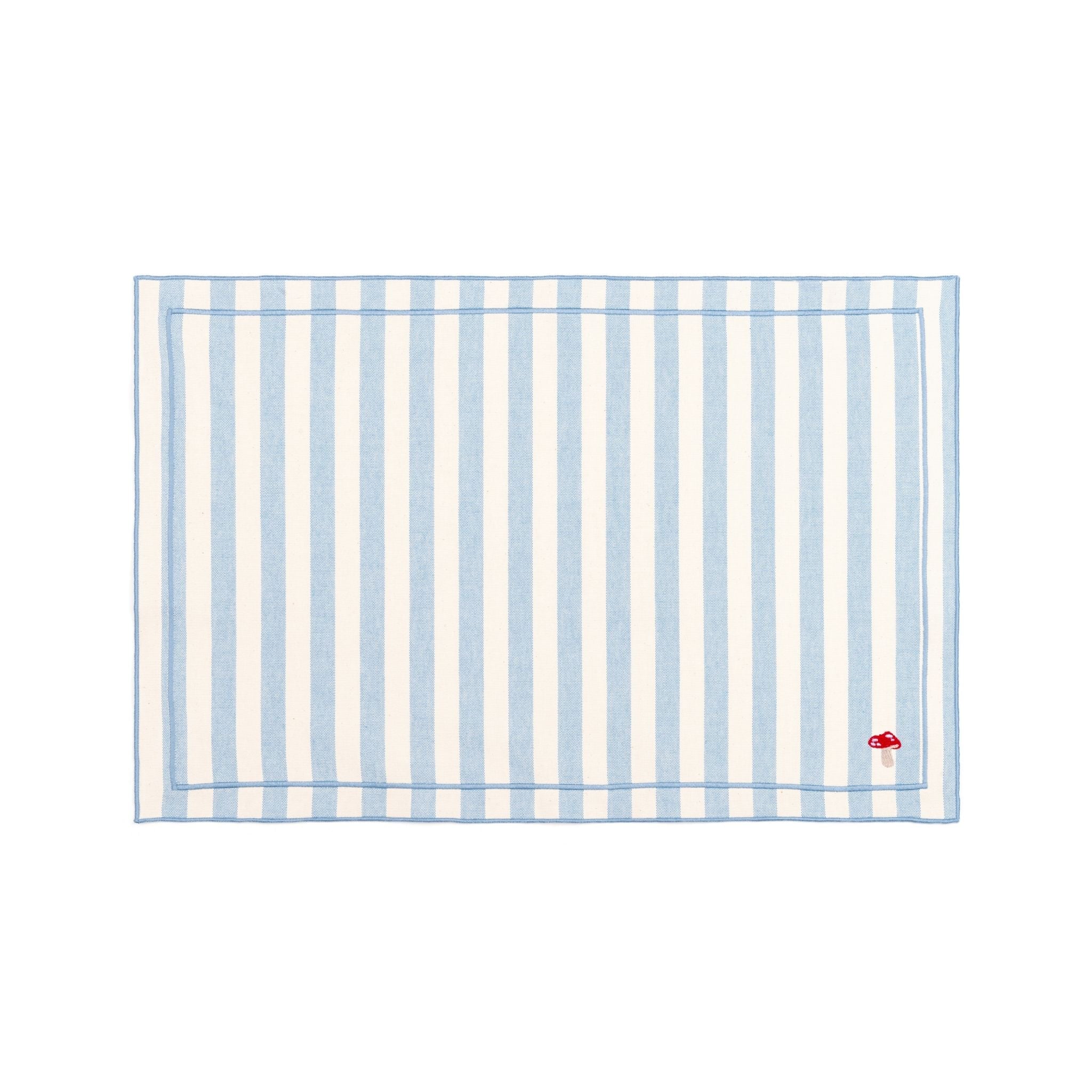 Barra cotton table linen with embroidered autumn motifs