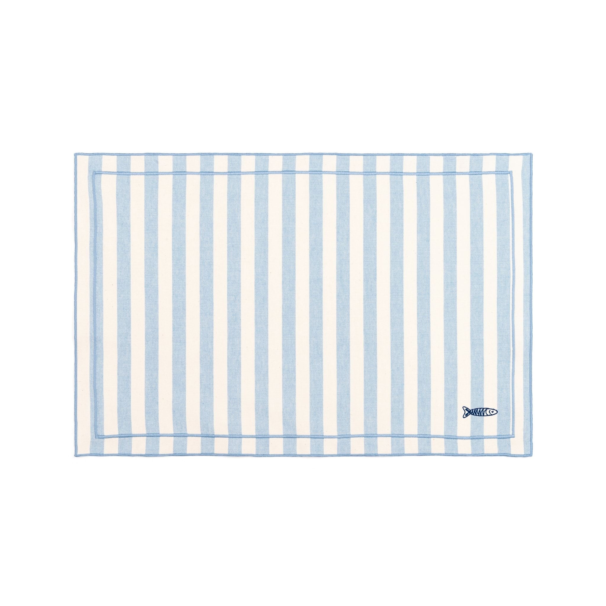 Barra cotton table linen with embroidered Portugal-inspired motifs