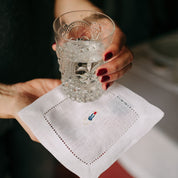 Mafra linen napkin with retro sportsmen - Torres Novas