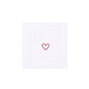 Mafra cotton table linen with heart embroidery - Torres Novas