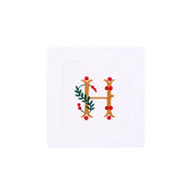 Mafra cotton letter embroidery napkins - Torres Novas