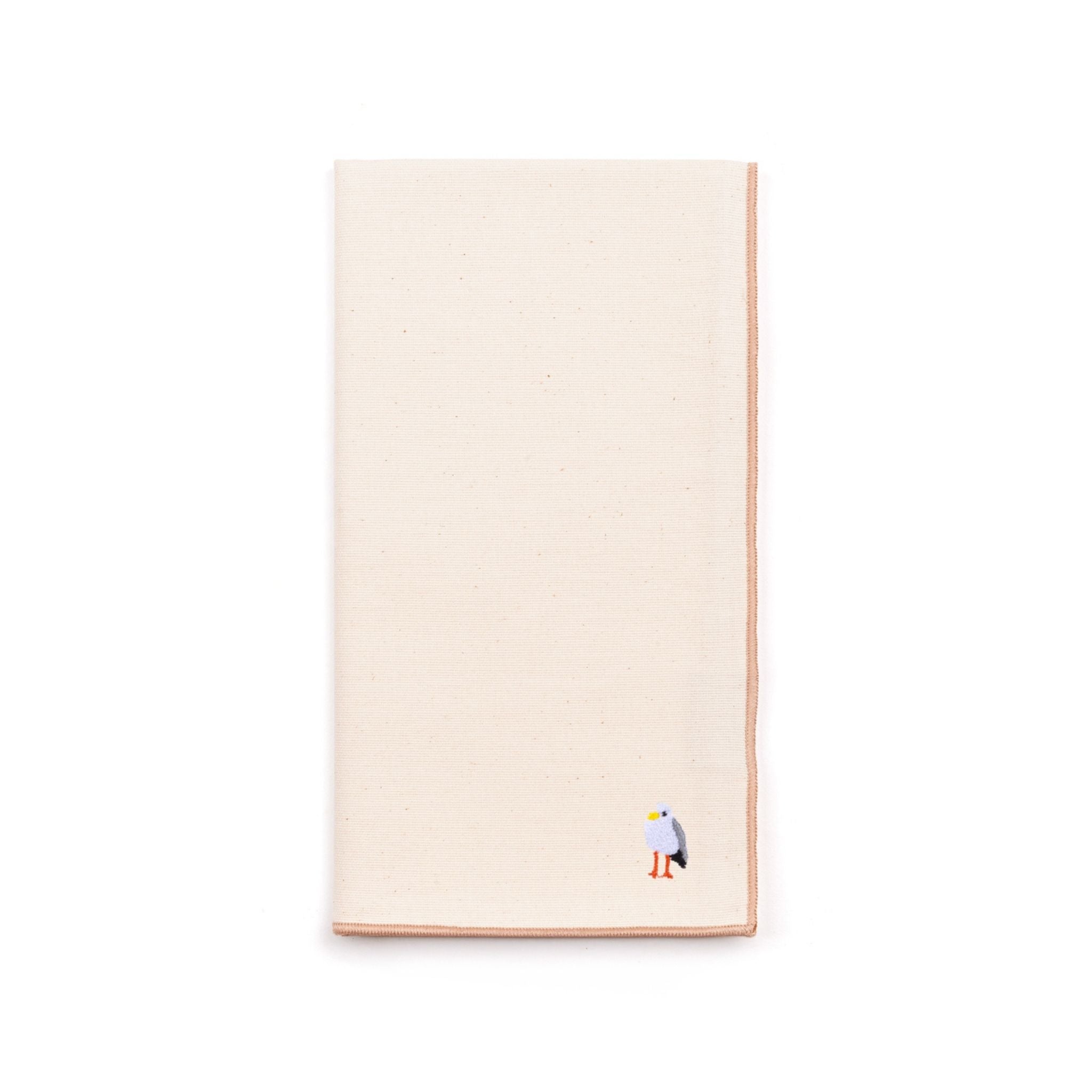 Ecru Nazaré napkins with summer embroidery - Torres Novas